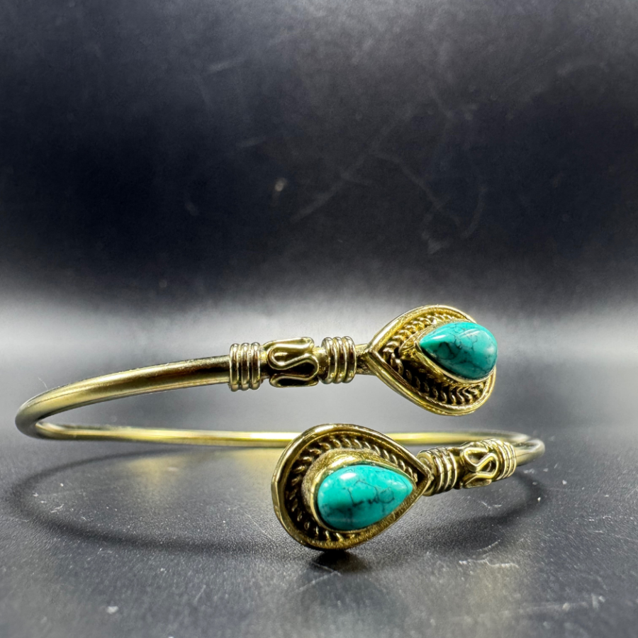 Bracelet indien doré turkénite