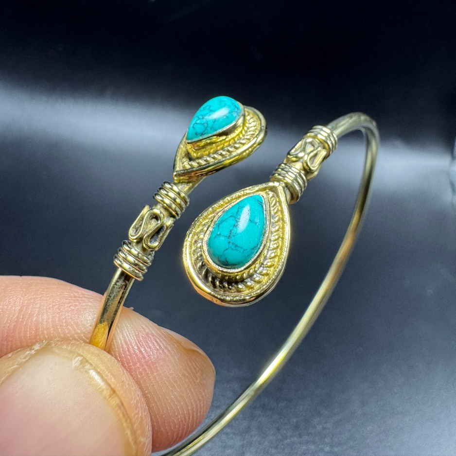 Bracelet indien doré turkénite