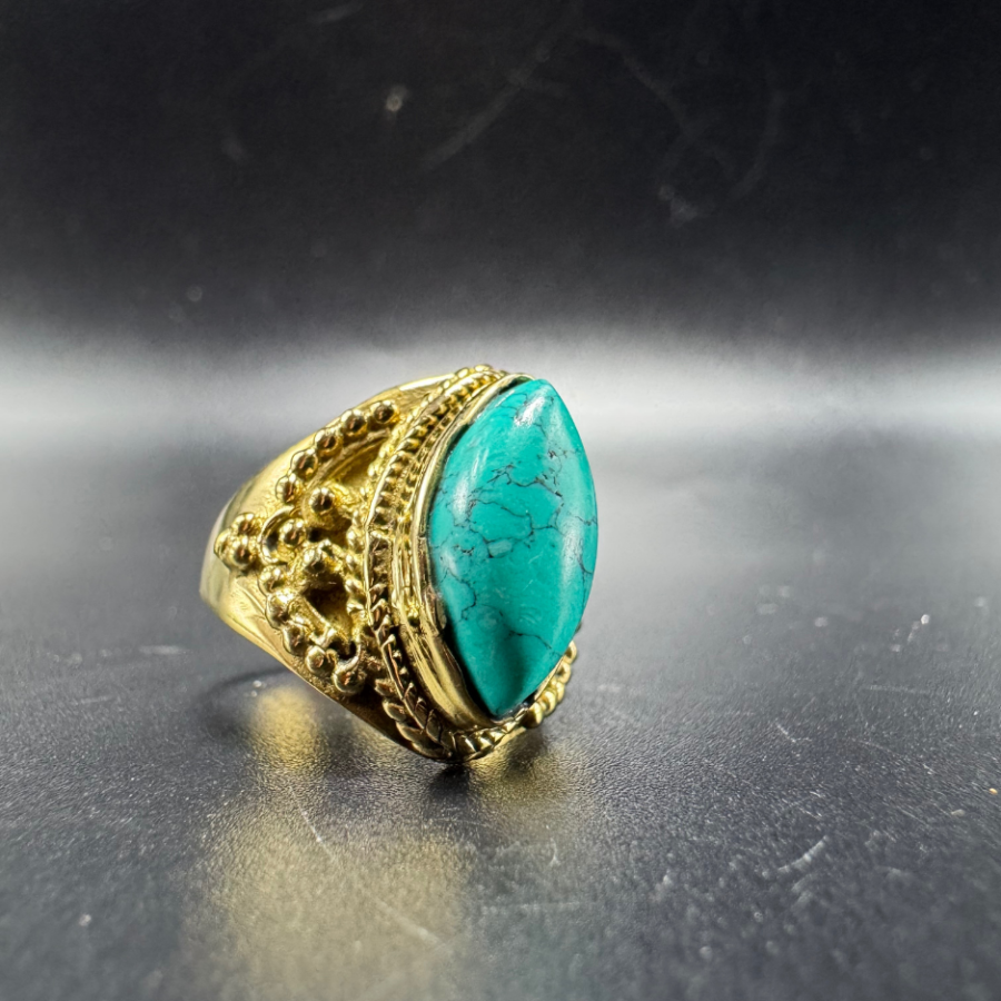 Bague indienne orné d’une turkénite