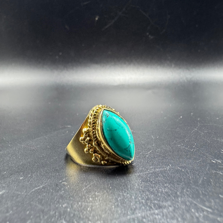 Bague indienne orné d’une turkénite