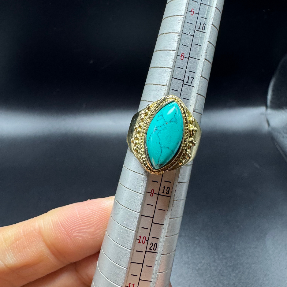 Bague indienne orné d’une turkénite