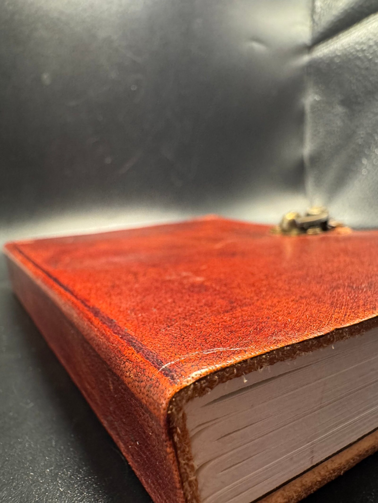 Carnet en cuir fait main neutre sans motif – Artisanat d’Inde