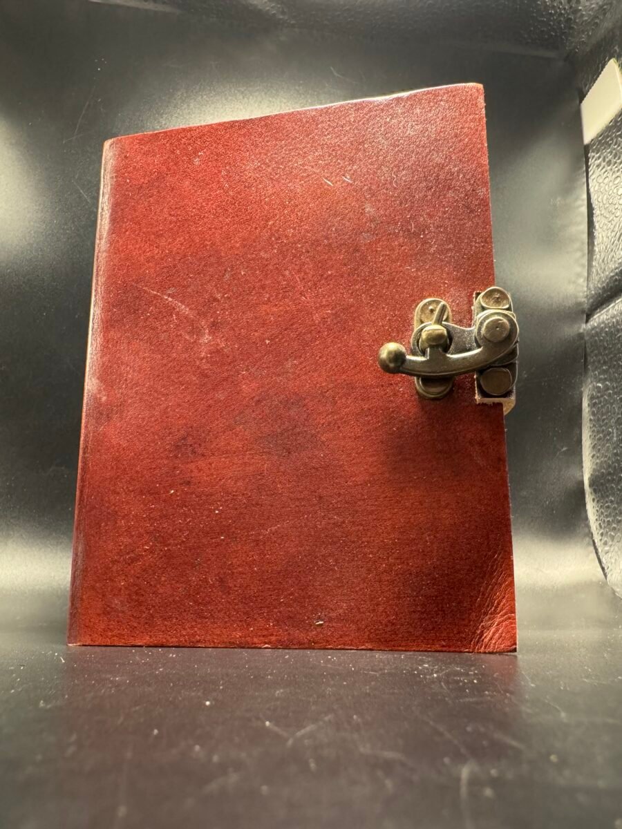 Carnet en cuir fait main neutre sans motif – Artisanat d’Inde